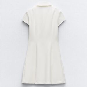 Zara Slinky White Shirt-Dress main image 1